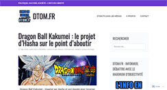 Desktop Screenshot of dtom.fr